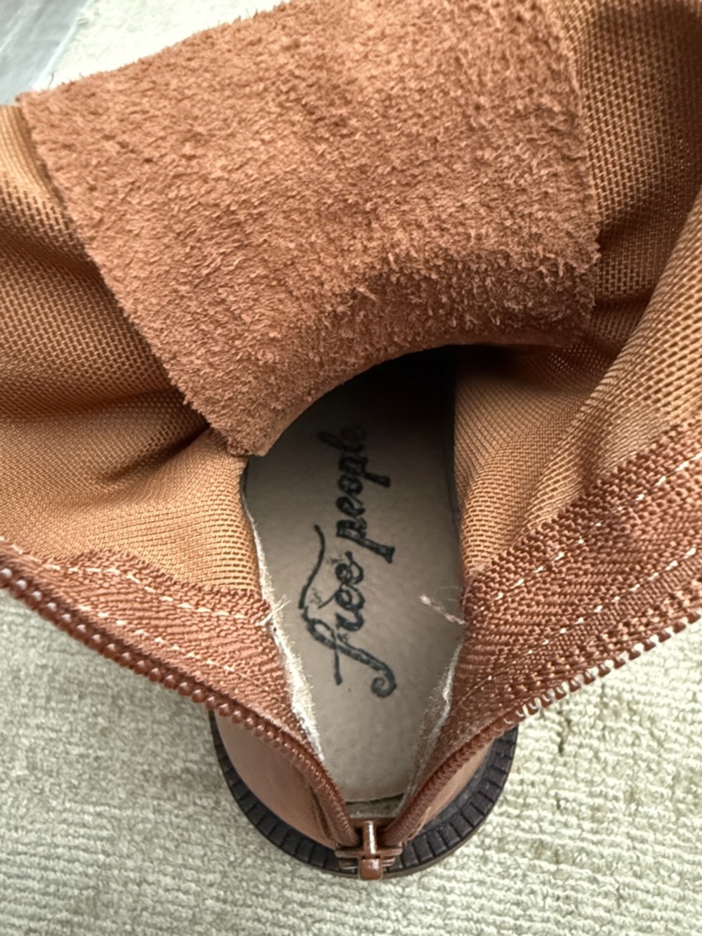 Free People Tall Lace-Up Leather Riding Boots - Picture 8 of 8